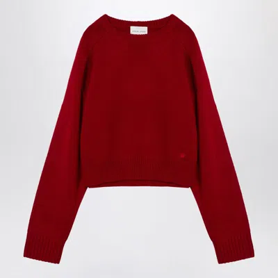 Shop Loulou Studio And Sweater In Red