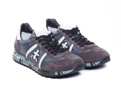 Shop Premiata Sneakers In Brown