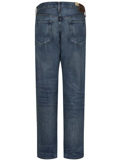 Shop Ralph Lauren Straight Fit Hillsview Jeans In Blue