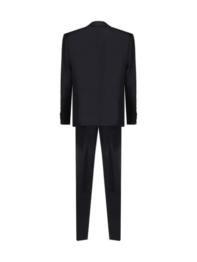 Shop Tagliatore Suits In Blue