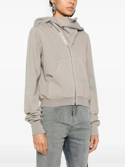 Shop Rick Owens Drkshdw Women Mountain Hoodie In 08 Pearl