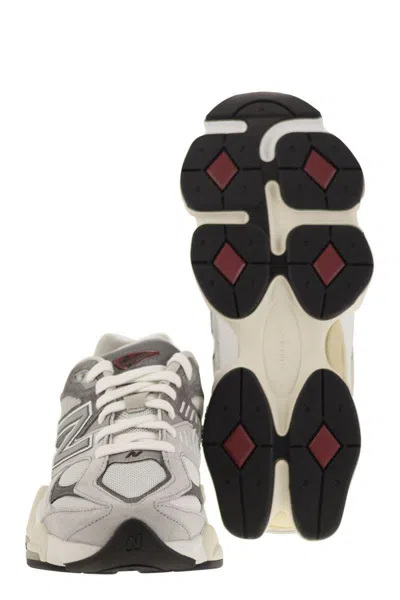 New Balance Mesh Panel Rubber Sole Sneakers In Grey