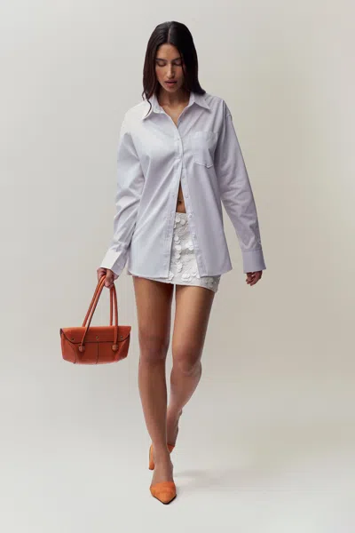 Danielle Guizio Ny Oona Button Down In White