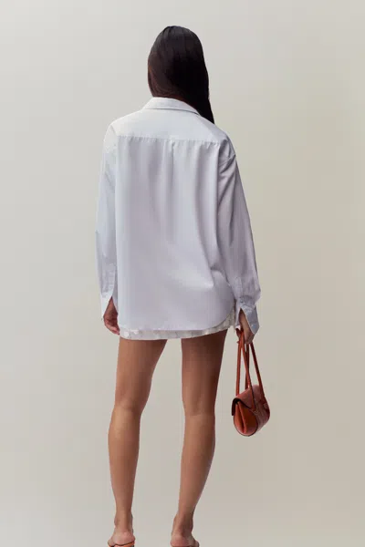 Danielle Guizio Ny Oona Button Down In White
