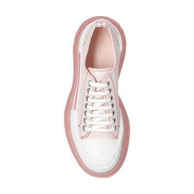 Alexander Mcqueen Tread Slik Leather Sneakers
