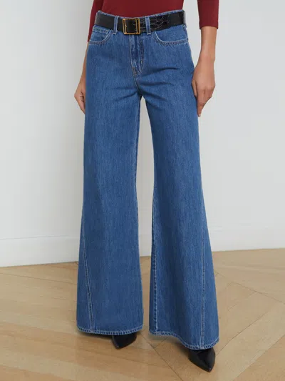 L Agence Beau Wide-leg Jean In Glendora