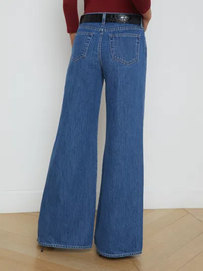 L Agence Beau Wide-leg Jean In Glendora