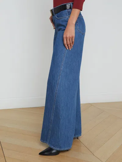 L Agence Beau Wide-leg Jean In Glendora