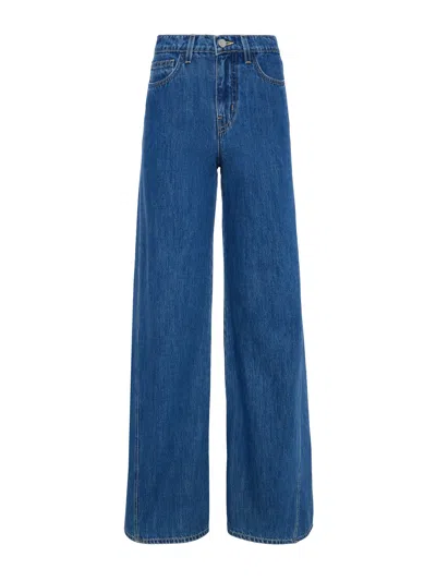 L Agence Beau Wide-leg Jean In Glendora