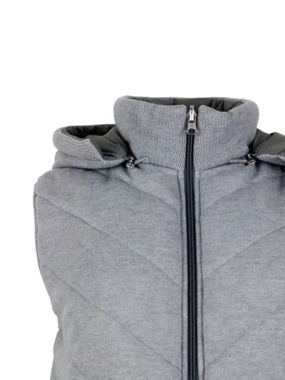 Shop Barba Jackets In Grey