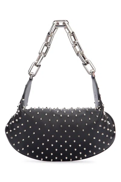 Shop Christian Louboutin Handbags. In Blacksilversilver