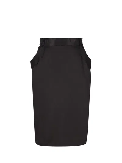 Shop Saint Laurent Skirts In Black