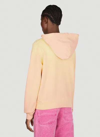 Acne Studios Orange 'reading Is Sexy' Hoodie In Orange