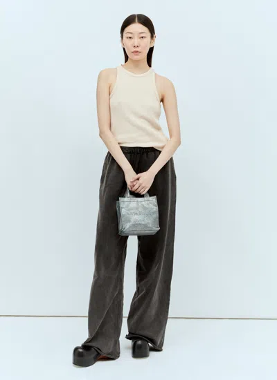 Acne Studios Logo Patch Tank Top In Pink