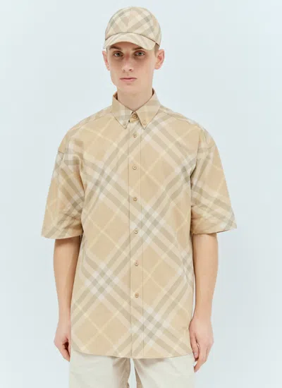 Burberry Shirts In Cream