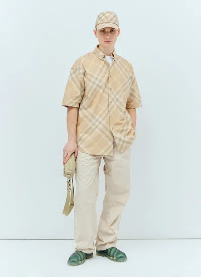 Burberry Shirts In Cream