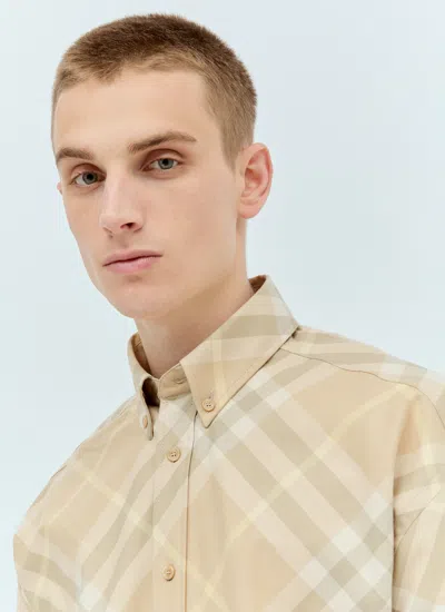 Burberry Shirts In Cream