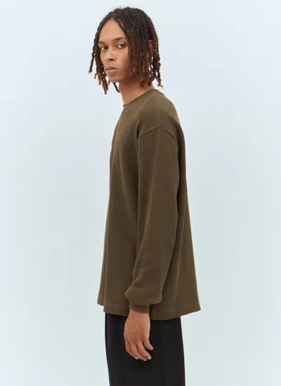 Burberry Equestrian Knight Cotton Sweatshirt In Green