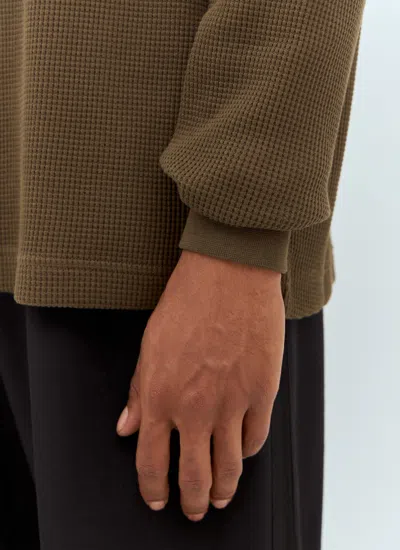 Burberry Equestrian Knight Cotton Sweatshirt In Green