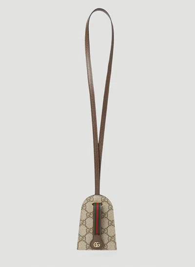 Gucci Gg Key Case In Cream