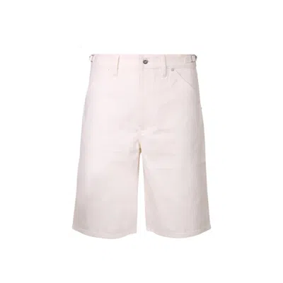 Jil Sander Denim Shorts In 白色的