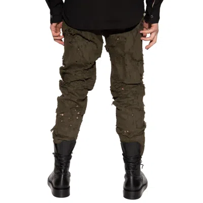 Shop Dsquared2 ‘aviator' Relaxed Fitting Trousers In Green