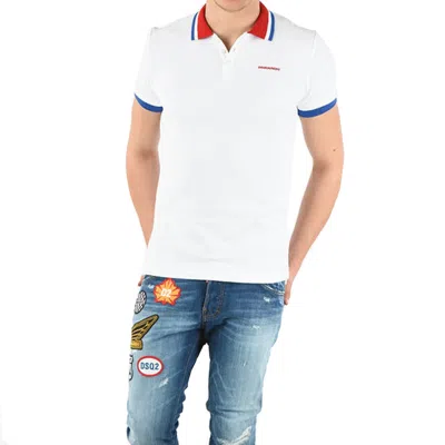 Shop Dsquared2 Cotton Polo In 白色的