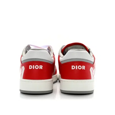 Dior Oblique Rabbit Motif Sneakers In 红色的