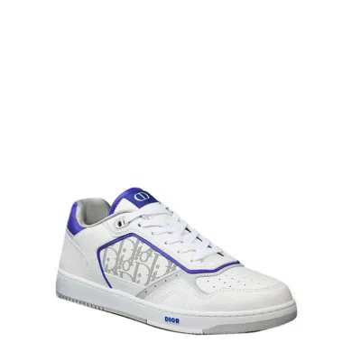 Dior Oblique Leather Sneakers Men In 白色的