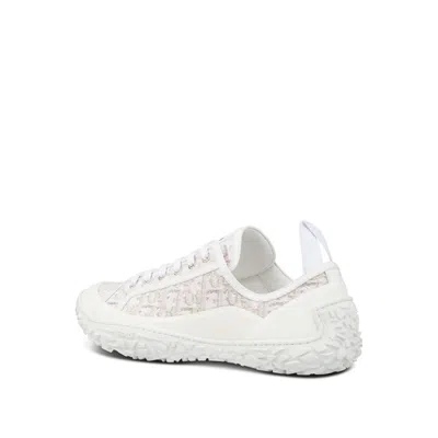 Dior Low-top Jacquard Sneakers Men In White