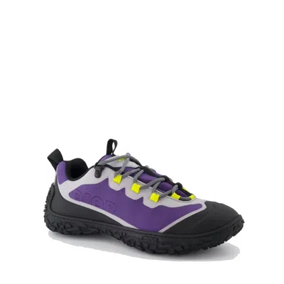 Dior Rubber Toe Hiking Canvas Sneakers In Purple