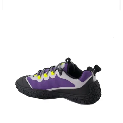 Dior Rubber Toe Hiking Canvas Sneakers In Purple