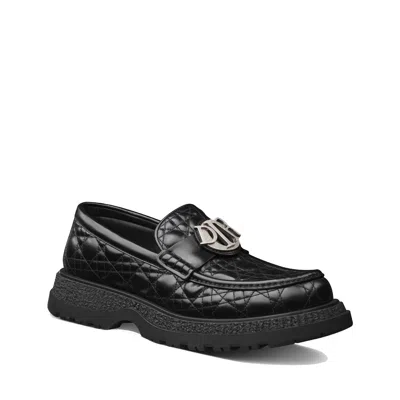 Dior Buffalo Loafer Shoes In 黑色的