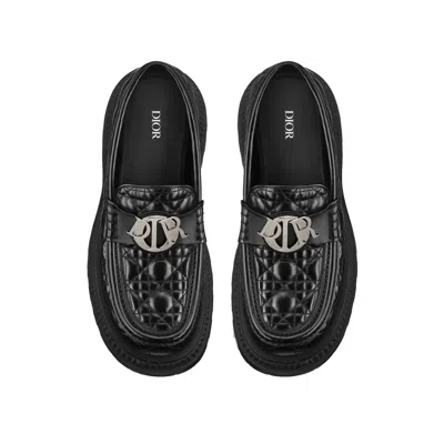 Dior Buffalo Loafer Shoes In 黑色的