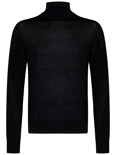 Dsquared2 Virgin Wool Turtleneck Sweater