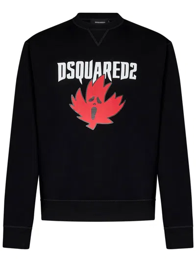 Shop Dsquared2 Horror Maple Leaf Cool Fit Sweatshirt