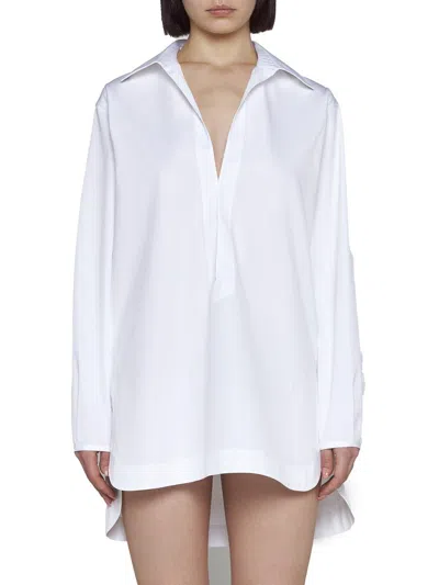 Shop Alaïa Shirts In White