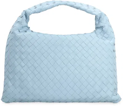 Shop Bottega Veneta Small Hop In Blue