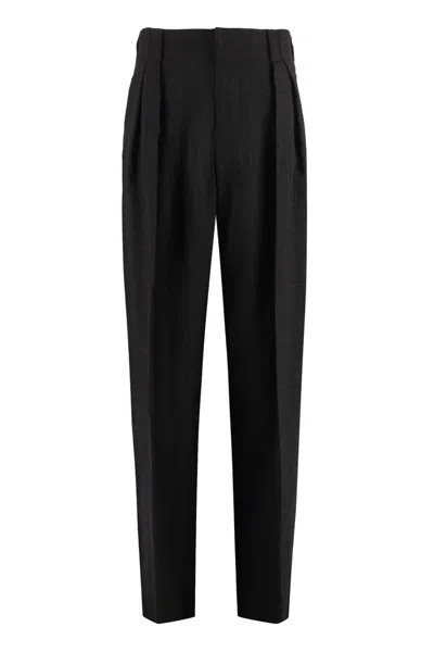 Bottega Veneta Men's Viscose And Silk Trousers In Brown