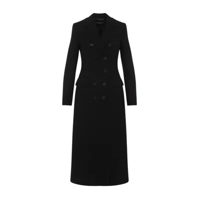 Shop Dolce & Gabbana Coat In Black