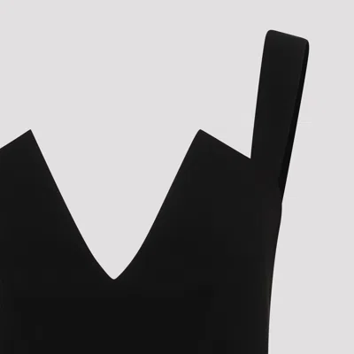 Givenchy V-collar Mini Dress In Black