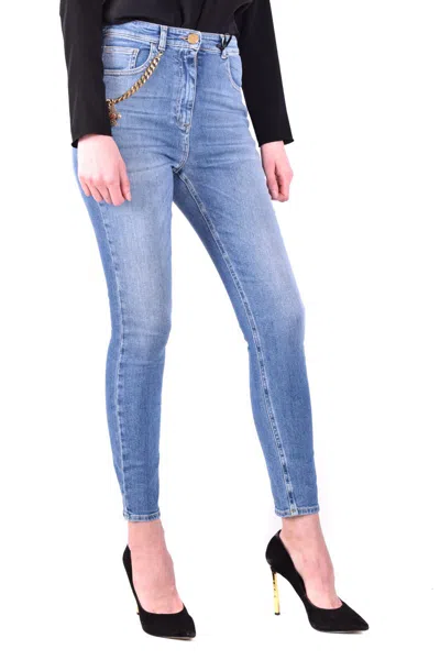 Elisabetta Franchi Women's Blue Cotton Jeans In Blue