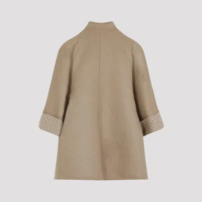 Shop Max Mara Coat In Beige