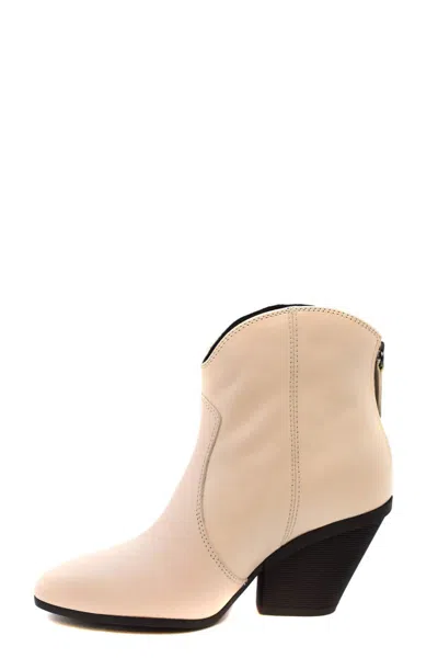 Hogan Booties In Beige