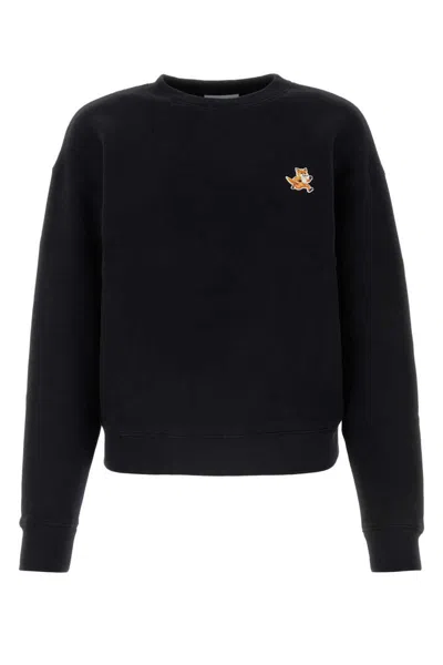 Shop Maison Kitsuné Sweatshirts In Black