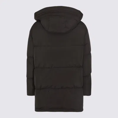 Moorer Black Down Jacket In Black