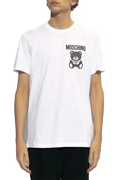 Shop Moschino T-shirts In White