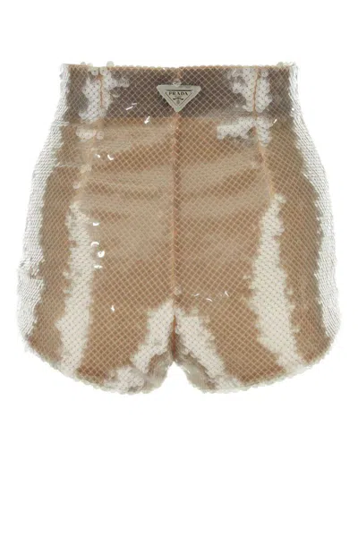 Prada Pants In Beige O Tan