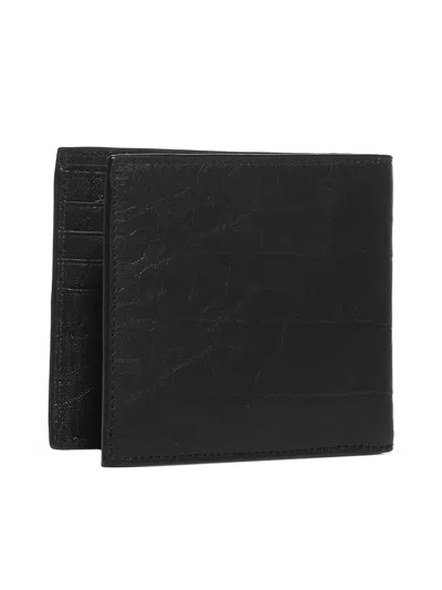 Shop Saint Laurent Wallets In Black