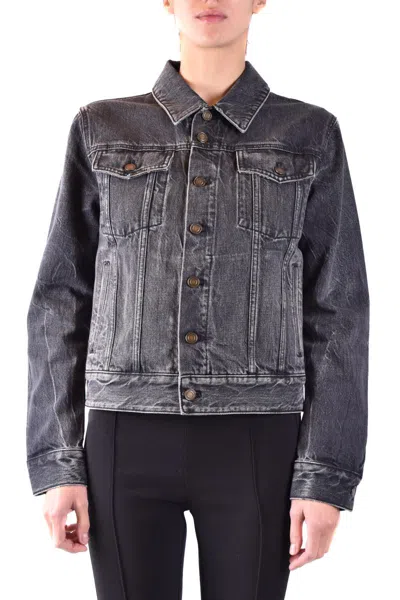 Saint Laurent Blouson In Navy
